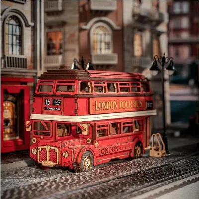 Produktbild von ROBOTIME London Tour Bus, 255 Stück(e), Fahrzeuge, 14 Jahr(e)