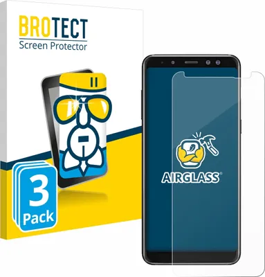 Produktbild von 3x BROTECT Schutzglas für Samsung Galaxy A8 2018 Schutzfolie Panzer Folie Glas Display Schutz klar