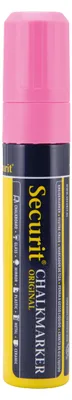 Zdjęcie produktu dla Marker kredowy Securit ORIGINAL LARGE końcówka klinowa szerokość linii: 7-15 mm różowy