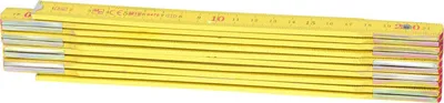Produktbild von KS Tools Holz-Gliedermaßstab, gelb, 2m