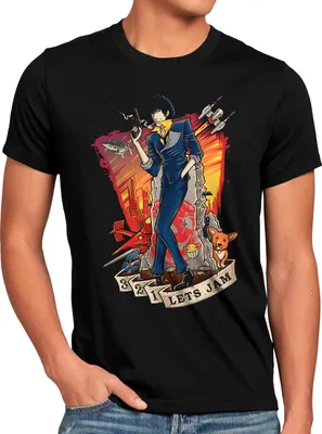 Produktbild von style3 Bounty Blues Herren T-Shirt bebop anime manga swordfish