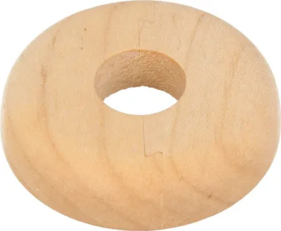 Produktbild von STEDO Echtholz-Einzelrosette - Ahorn - Loch: 15 mm x Aussen: 50 mm