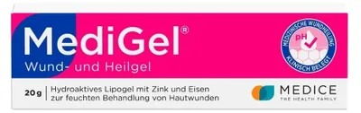 Produktbild von MediGel Wund- und Heilgel zur Behandlung akuter und chronischer Wunden, 20 g Gel