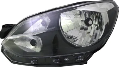 Produktbild von Scheinwerfer links für VW Up 2011 - 2016 H4 Schwarz Halogen + LWR Stellmotor Mot