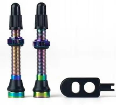 Produktbild von Trezado Presta 42mm Tubeless Ventile petrol mehrfarbig