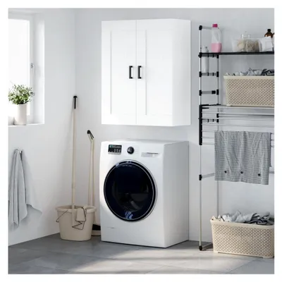 Produktbild von Hängeschrank für Badezimmer, Hängeschrank, weiß, 69,5 x 34 x 90 cm, Holz