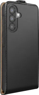 Image de Avizar, Etui Galaxy A56 Vertical Magnétique avec languette, Noir