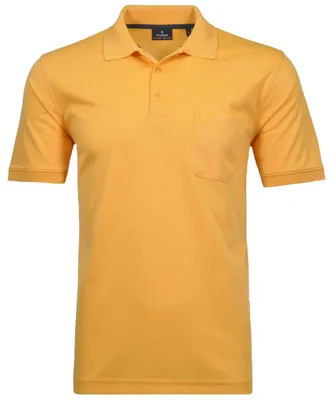 Ragman H-Polo Polo Soft-Knit uni in gelb