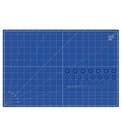Image de Tapis de coupe TEXI BLUE 90 x 60 cm, 5 plis, renforcé