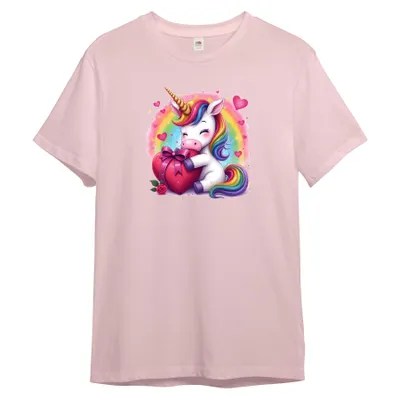 Produktbild von PAULGOS Kinder T-Shirt, Einhorn mit Herz