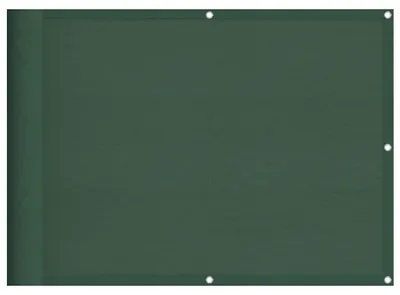 Image de vidaXL Pare-vue pour balcon vert foncé 75x800 cm 100 % polyester-Oxford