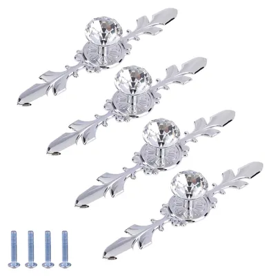 Imagen del producto de Manijas de cristal con placas y tornillos