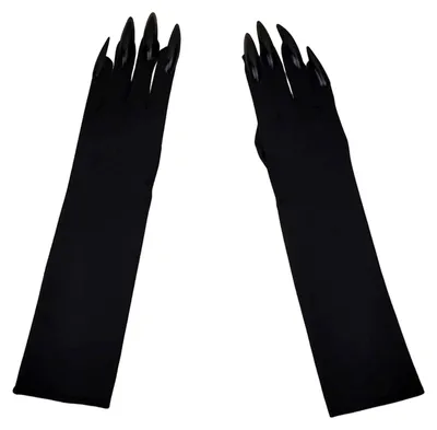 Produktbild von Halloween-Handschuhe mit langen Fingernägeln, Katzen- und Wolfs-Cosplay-Handschuhe für Erwachsene, ideal für Bühnenauftritte