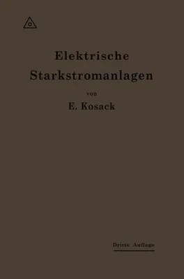 Produktbild von Elektrische Starkstromanlagen