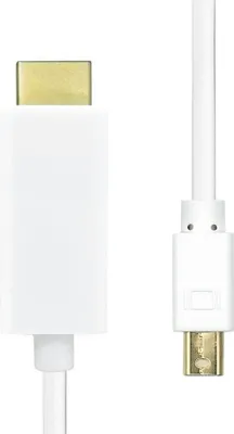 Zdjęcie produktu dla ProXtend MDP1.2-HDMI-003W, 3 m, Mini DisplayPort, HDMI, Męska, Męska, Prosty