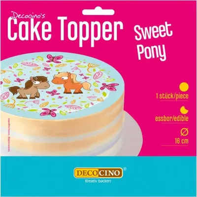 Produktbild von Tortenaufleger Sweet Pony
