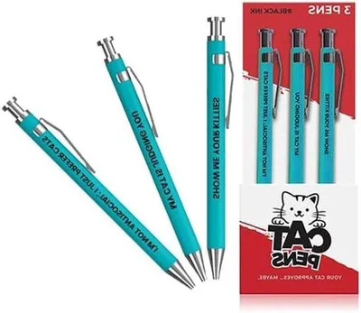 Produktbild von Blauwe Katzenstifte mit Einsteckmechanismus - Büromaterialien - 3er Pack