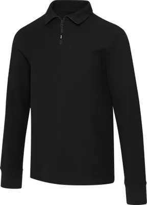 Immagine prodotto di Zeus - Polo unisex da uomo/donna, con zip corta, maniche lunghe PF5009 (3XS) (nero)