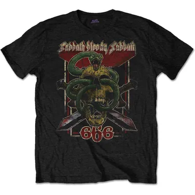 Produktbild von Black Sabbath Bloody Sabbath 666 Black S T-Shirt