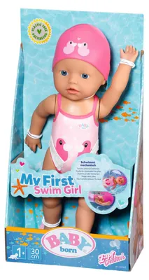 Obrázek produktu pro BABY born My First Swim Girl 30cm, Dětská panenka, Ženy, 1 rok/roky, Chlapec/děvče, 300 mm, 500 g