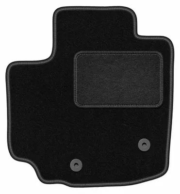 Image de Tapis conducteur en moquette pour Suzuki S-Cross Hybrid 2020- (SUV) – 1 pièce, noir, sur mesure – Wielganizator LUX