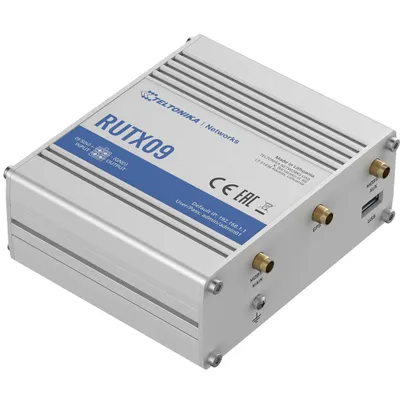 Zdjęcie produktu dla Teltonika RUTX09, Ethernet WAN, Gniazdo karty SIM, Aluminium