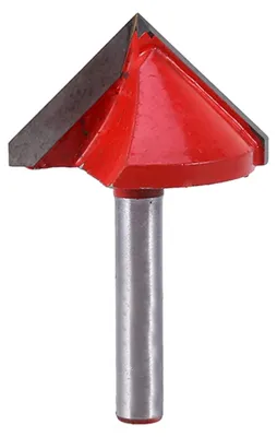 Produktbild von V-Nutfräser Gravierfräser - 1/4 Zoll Schaft - 90 Grad - Zweischneidig - Für Holz, MDF und Acryl
