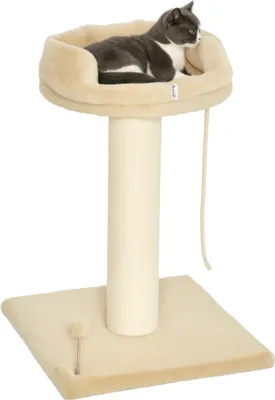 Produktbild von PawHut Kratzbaum klein, 85 cm Katzenbaum, Katzenkratzbaum mit Liegefläche, Sisal