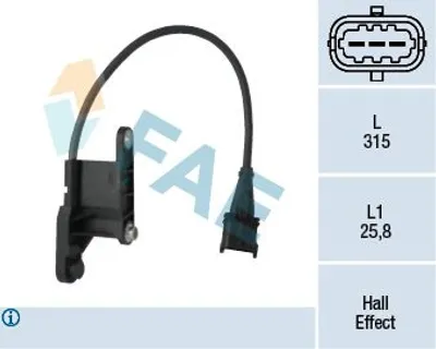 Produktbild von FAE Nockenwelleposition Sensor für OPEL ZAFIRA B (A05) Nockenwellen 79121