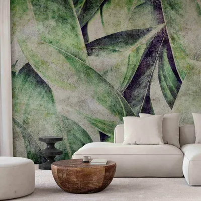 Produktbild von Vlies Fototapete - Industrial Leaves 200x140 cm Blätter b-C-0844-a-a
