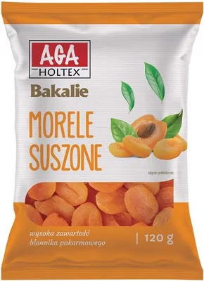 Obrázek produktu pro Ale Holtex Morele suszone 120g Bakalie