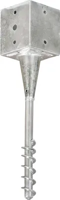 Produktbild von vidaXL Erdspieße 6 Stk. Silbern 12×12×56 cm Verzinkter Stahl