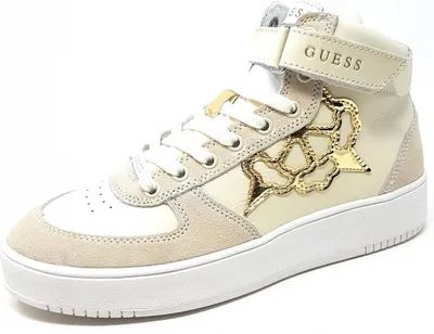 Obrázok produktu pre Dámske vysoké tenisky Guess VYVES v béžovej farbe, veľkosť 39