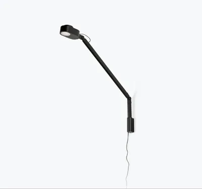 Image de Applique INVITING LED 6W aluminium noir mat L:7.5cm H:18cm