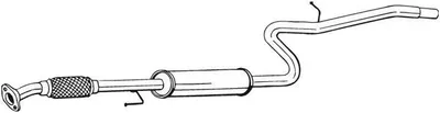 Produktbild von Bosal Mittelschalldämpfer  287-419
