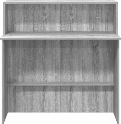 Obrázok produktu pre vidaXL Recepčný pult Grey Sonoma 100x50x103,5 cm Materiál na báze dreva