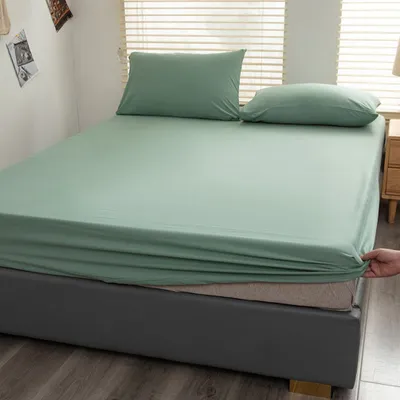 Produktbild von Prostěradlo Prostěradlo ze 100% bavlny, 180x200 cm, bez povlaků na polštáře, vhodné pro matrace do 25 cm (mint)