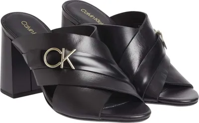 Zdjęcie produktu dla Klasyczne sandały damskie Calvin Klein HW0HW01520 BEH Kolor: Czarny Rozmiar: 41
