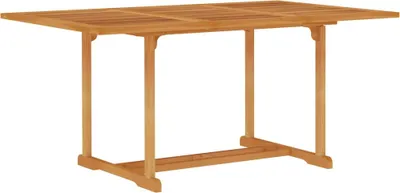 Produktbild von vidaXL 5-tlg. Garten-Essgruppe Massivholz Teak