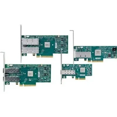 Produktbild von Mellanox Technologies MCX311A-XCCT, Eingebaut, Kabelgebunden, PCI Express, Faser, 10000 Mbit/s, Grün, Edelstahl