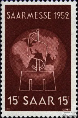 Produktbild von Briefmarken Saarland 1952 Mi 317 (kompl.Ausg.) postfrisch Saarmesse 1952