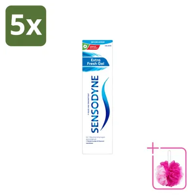 Produktbild von 5 x Sensodyne Extra Fresh Gel Tandpasta - 75 ml - Sparpackung - 5 Stücke
