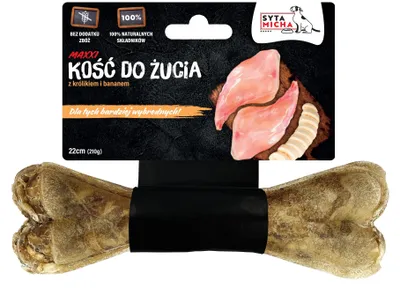 Obrázek produktu pro Králičí s banánem - MAXI kost pro psa 22cm