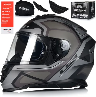 Image de LS2 casque intégral "FF800 Storm II Faster", 3 tailles de calotte, i
