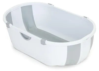 Obrázok produktu pre EcoToys HA-B46 Dětská skládací cestovní vanička s odtokem, šedá