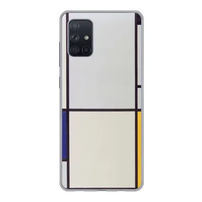 Produktbild von MuchoWow® Handyhülle Schutzhülle Hülle für Samsung Galaxy A51 Tableau I - Piet Mondrian Silikon Softcase Handy Hülle - Schutzabdeckung
