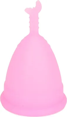Produktbild von 10-teiliges Menstruationstassen-Set aus weichem Silikon, tragbar, flexibel, wiederverwendbar, Halbmondstiel, Periode für Frauen, Rosa