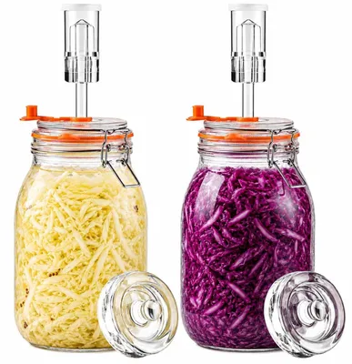 Obrázek produktu pro Sada dvou fermentačních sklenic o objemu 1,8 litru