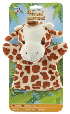 Produktbild von Tiere Moxy Giraffen-Handpuppen 21 cm
