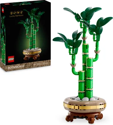 Produktbild von LEGO Botanicals Glücks-Bambus, Kunstpflanze, Bauset für Erwachsene, Geschenk für Einweihungspartys oder Abschlussfeiern für Frauen, Männer, Wohn-Deko 10344